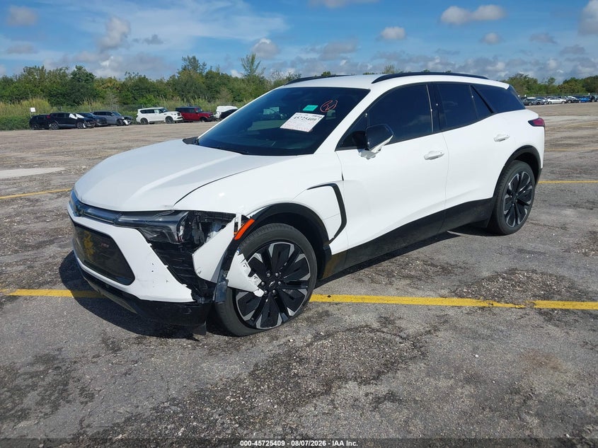 Vin: 3gnkdcrj7rs290843, lot: 46224108, chevrolet blazer ev eawd rs 20242