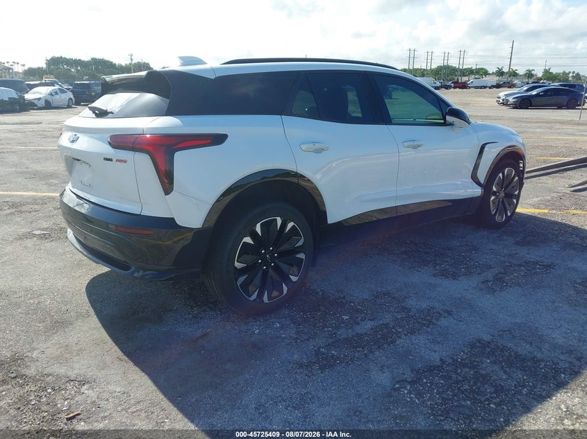 Vin: 3gnkdcrj7rs290843, lot: 46224108, chevrolet blazer ev eawd rs 20244