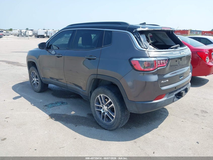 Vin: 3c4njdbb6jt261436, lot: 46224113, jeep compass latitude 4x4 20183