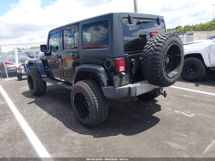 Vin: 1c4bjweg6dl697077, lot: 46224123, jeep wrangler unlimited sahara 20133