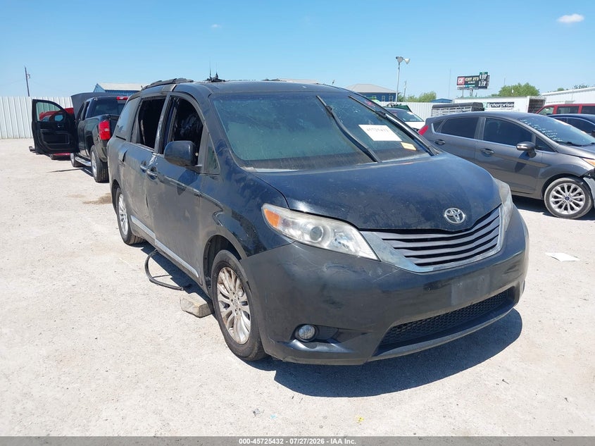 Vin: 5tdyk3dc8fs657816, lot: 46224131, toyota sienna xle 8 passenger 2015 img_1