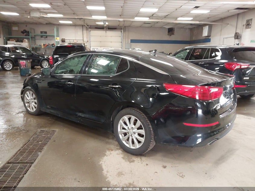 Vin: 5xxgn4a7xfg499982, lot: 46224161, kia optima ex 20153