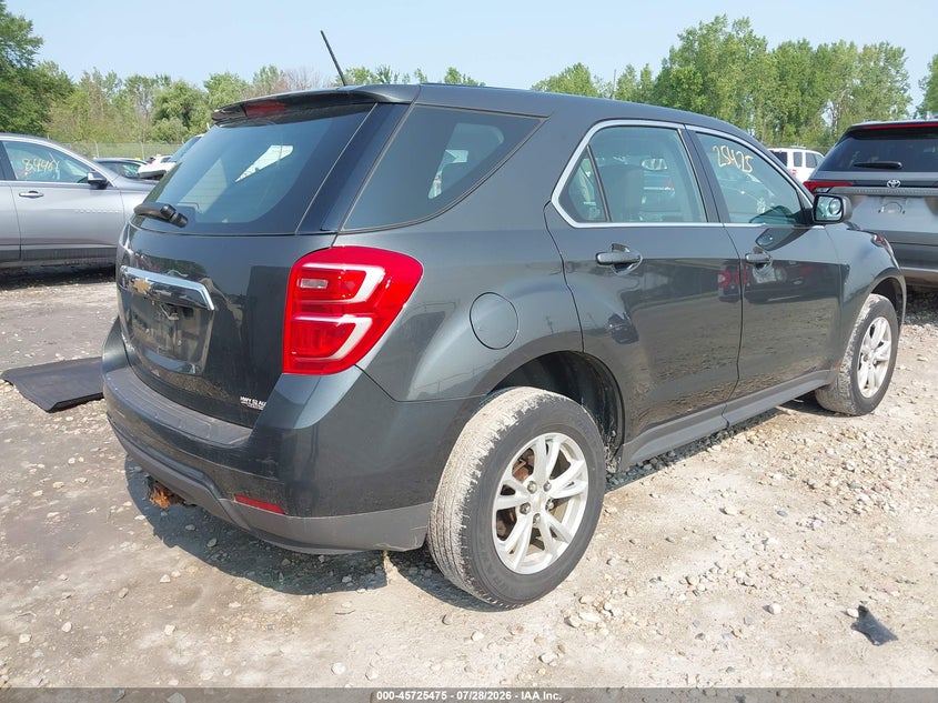 Vin: 2gnfleek8h6284190, lot: 46224174, chevrolet equinox ls 20174