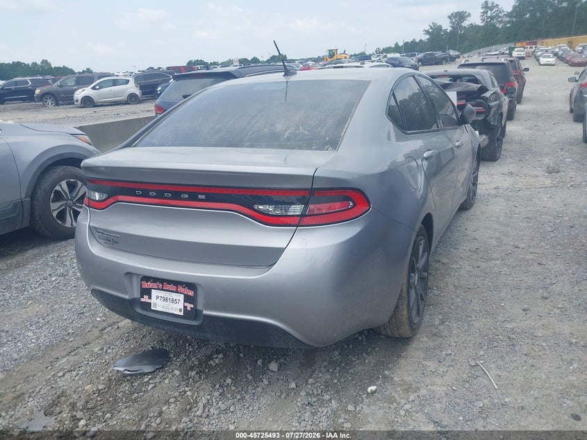 Vin: 1c3cdfaa3gd607920, lot: 46224192, dodge dart se 20164