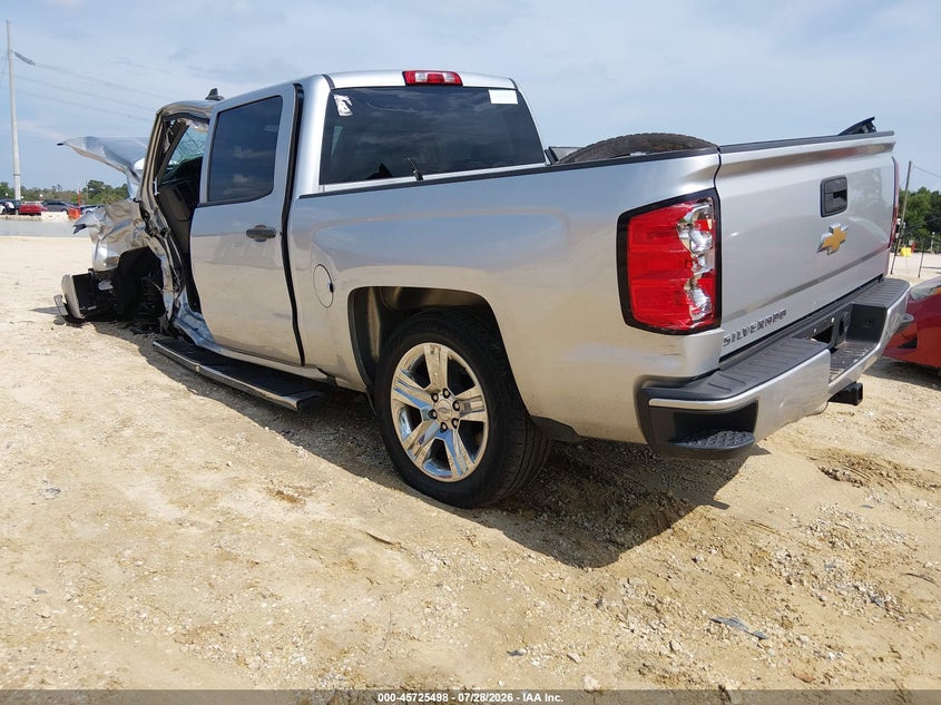 Vin: 3gcpcpec7jg610329, lot: 46224196, chevrolet silverado 1500 custom 20183