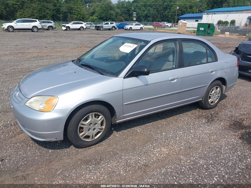 2002 HONDA CIVIC auction photo 2
