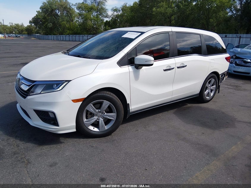 Vin: 5fnrl6h74jb005501, lot: 46224214, honda odyssey ex-l 20182