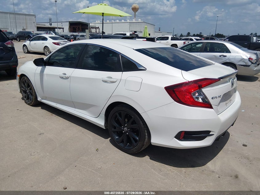 Vin: 19xfc2f82le027982, lot: 46224234, honda civic sport 20203