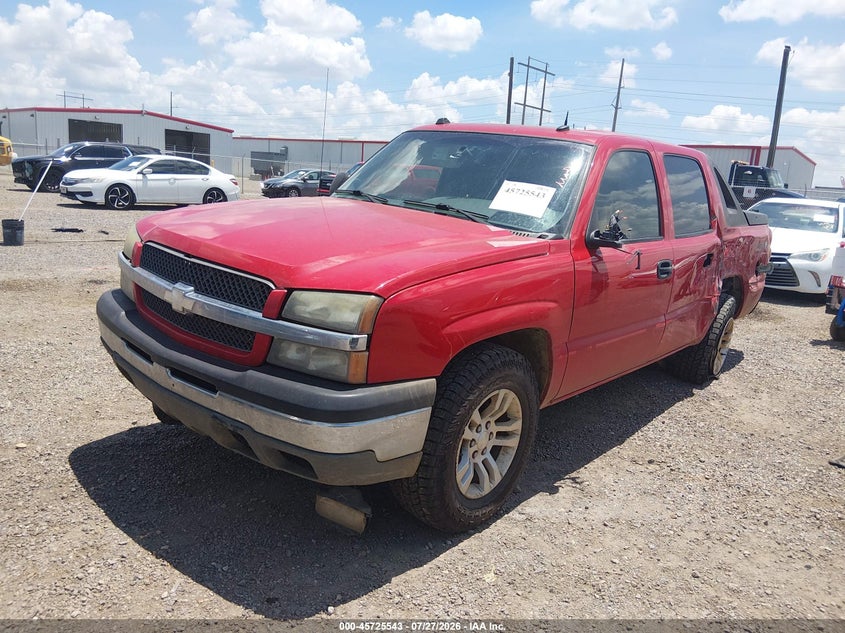 2004 Chevrolet Avalanche, Left Rear, IAAI, VIN 3GNEC12T84G117151 — photo 2
