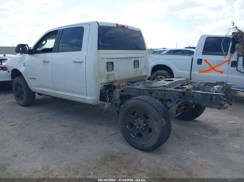 Vin: 3c6ur5dl7kg529699, lot: 46224246, ram 2500 big horn  4x4 6'4 box 20193