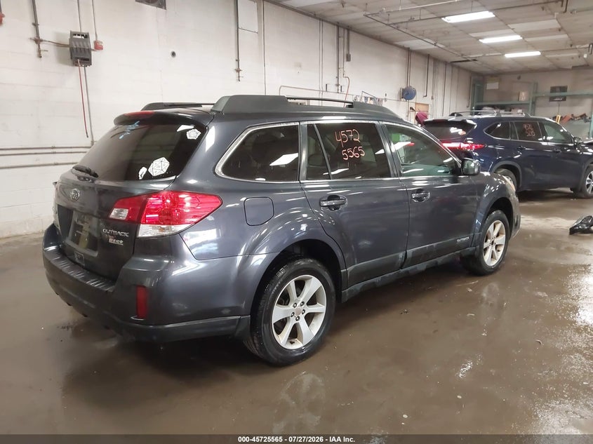 Vin: 4s4brbccxd3304422, lot: 46224264, subaru outback 2.5i premium 20134