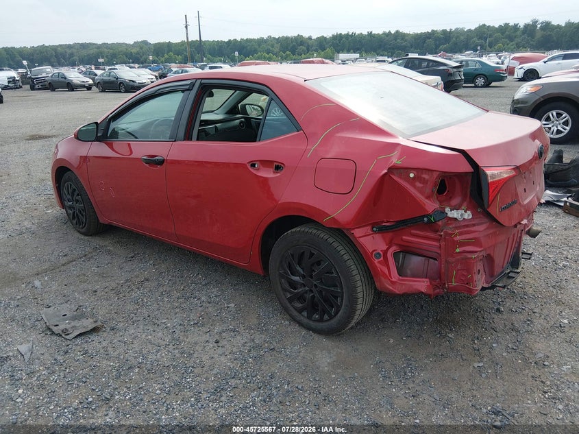 Vin: 2t1burhe1hc918696, lot: 46224266, toyota corolla le 20173