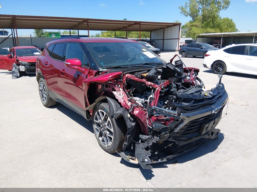 Vin: 3gnkbers6ss136950, lot: 46224275, chevrolet blazer fwd rs 2025 img_1