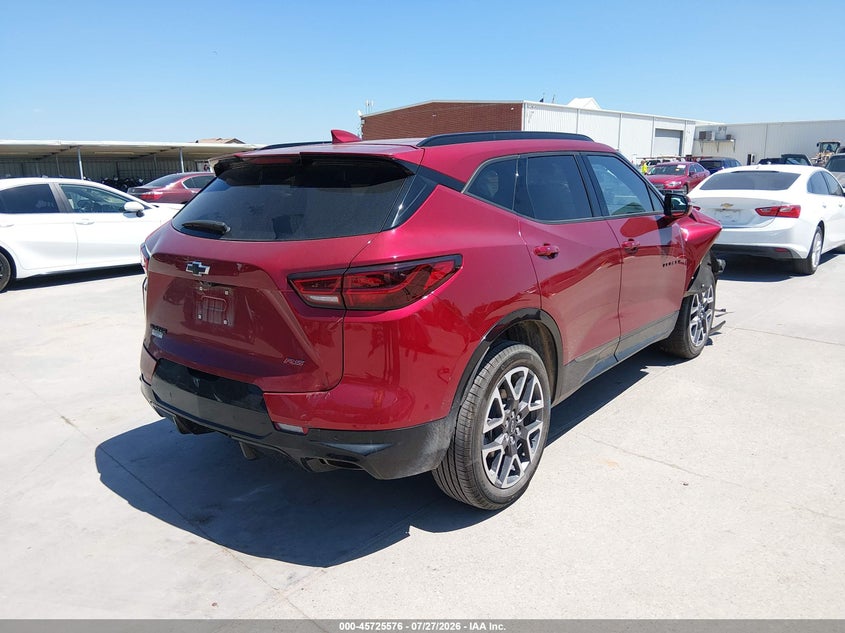 Vin: 3gnkbers6ss136950, lot: 46224275, chevrolet blazer fwd rs 20254