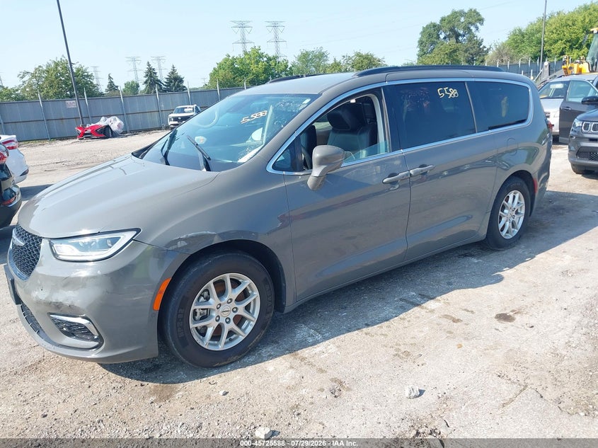Vin: 2c4rc1bg9nr123579, lot: 46224287, chrysler pacifica touring l 20222