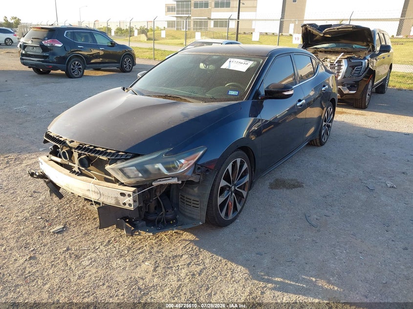 Vin: 1n4aa6apxgc386795, lot: 46224309, nissan maxima 3.5 sr 20162