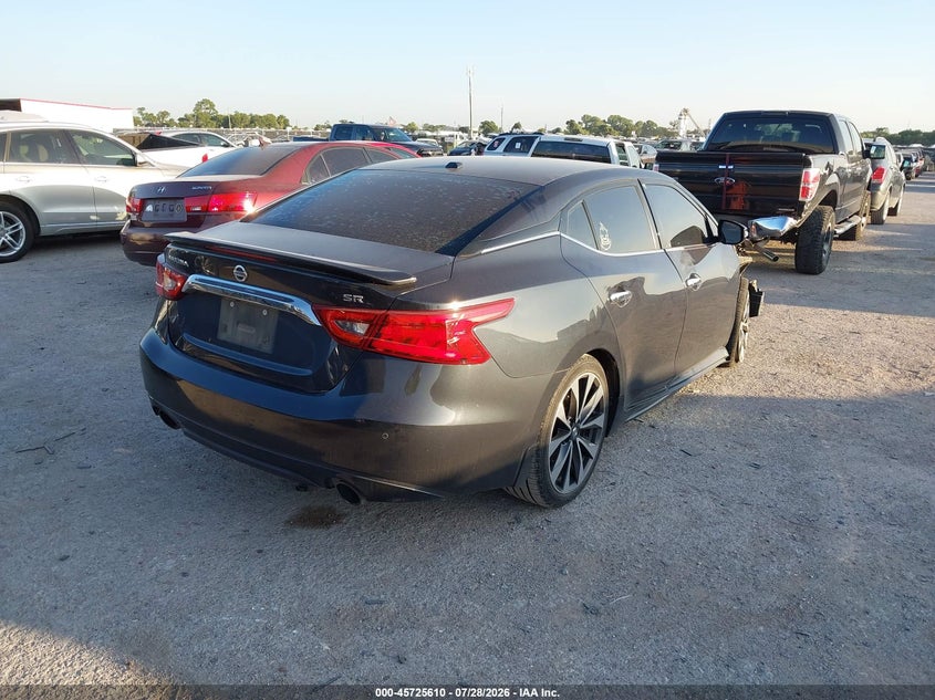 Vin: 1n4aa6apxgc386795, lot: 46224309, nissan maxima 3.5 sr 20164