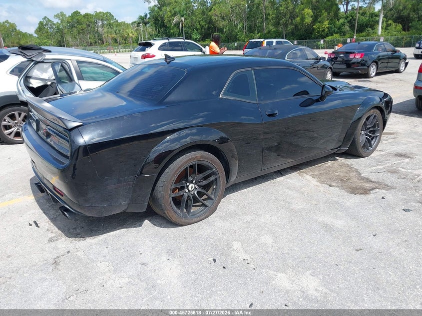 Vin: 2c3cdzfj1mh580693, lot: 46224317, dodge challenger r/t scat pack widebody 20214