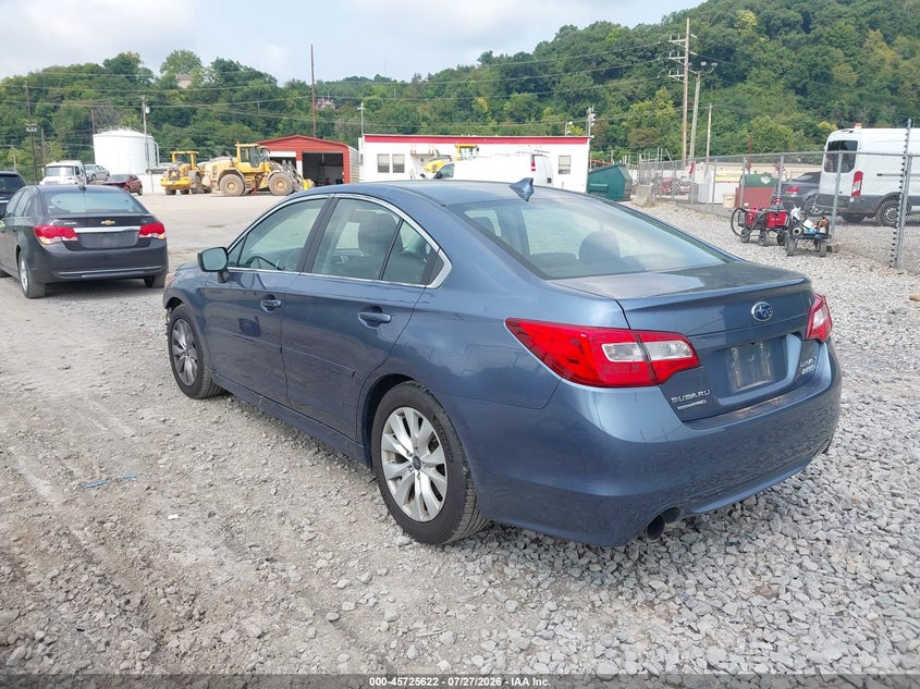 Vin: 4s3bnac64g3042292, lot: 46224321, subaru legacy 2.5i premium 20163