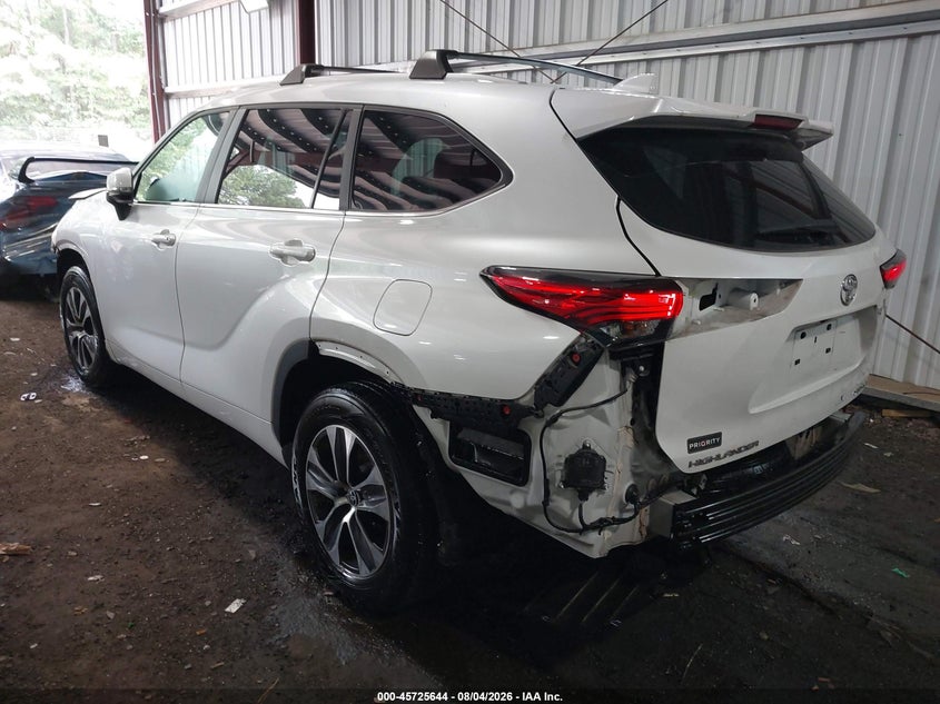 Vin: 5tdkdrbh4ps028489, lot: 46224343, toyota highlander xle 20233