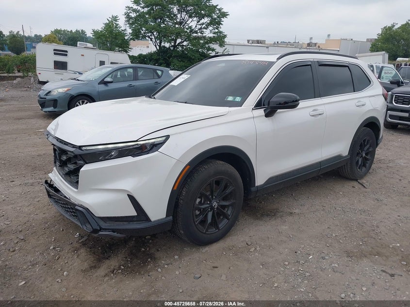 Vin: 2hkrs6h84sh814348, lot: 46224357, honda cr-v hybrid sport-l 20252