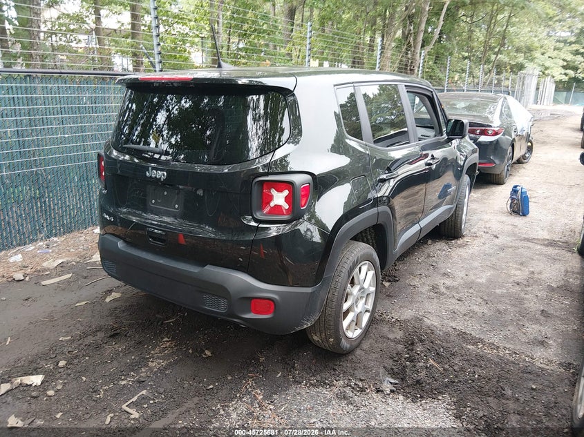 Vin: zacnjdb15ppp70678, lot: 46224380, jeep renegade latitude 4x4 20234