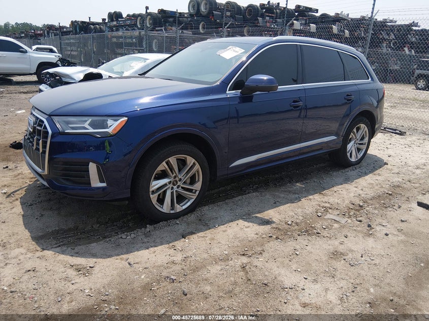 Vin: wa1ljaf7xmd020432, lot: 46224389, audi q7 premium plus 45 tfsi quattro tiptronic 20212