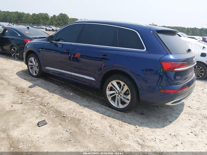 Vin: wa1ljaf7xmd020432, lot: 46224389, audi q7 premium plus 45 tfsi quattro tiptronic 20213