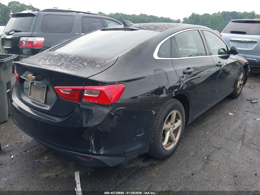 Vin: 1g1zb5st3hf289334, lot: 46224397, chevrolet malibu ls 20174