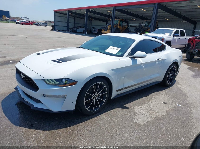 Vin: 1fa6p8th6l5189319, lot: 46224400, ford mustang ecoboost fastback 20202