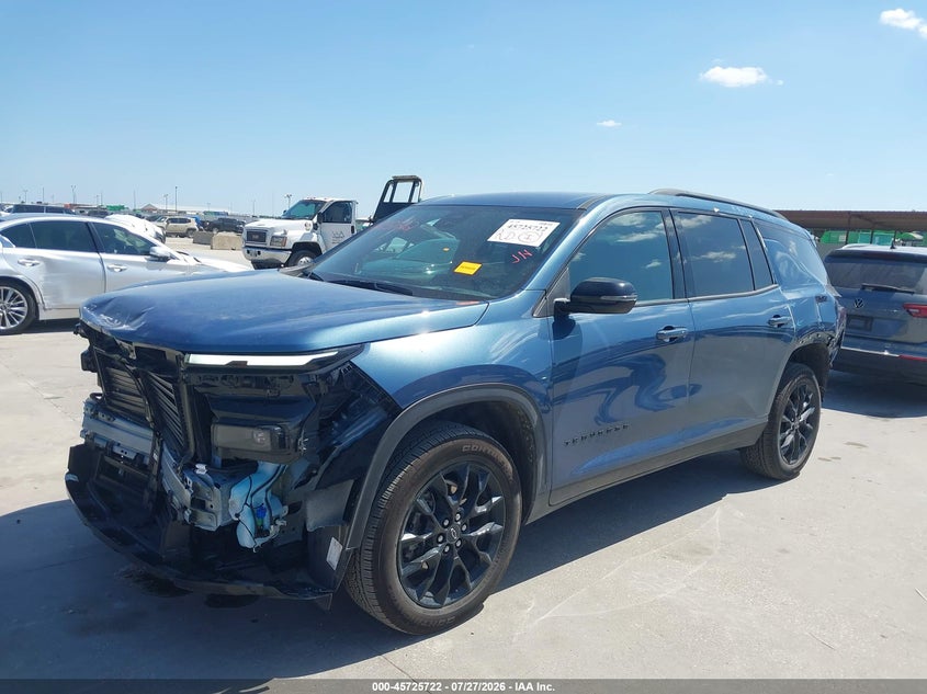 Vin: 1gnergks4tj260152, lot: 46224421, chevrolet traverse fwd lt 20262