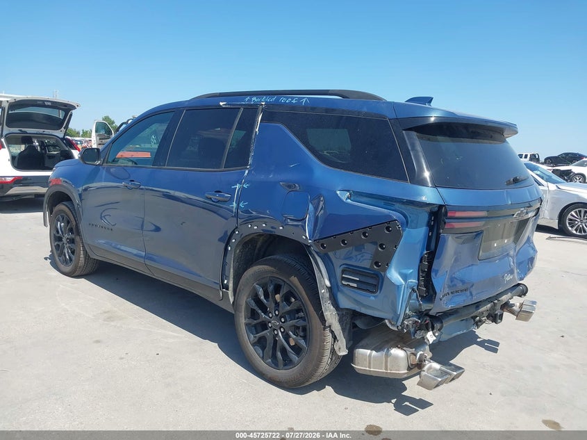 Vin: 1gnergks4tj260152, lot: 46224421, chevrolet traverse fwd lt 20263