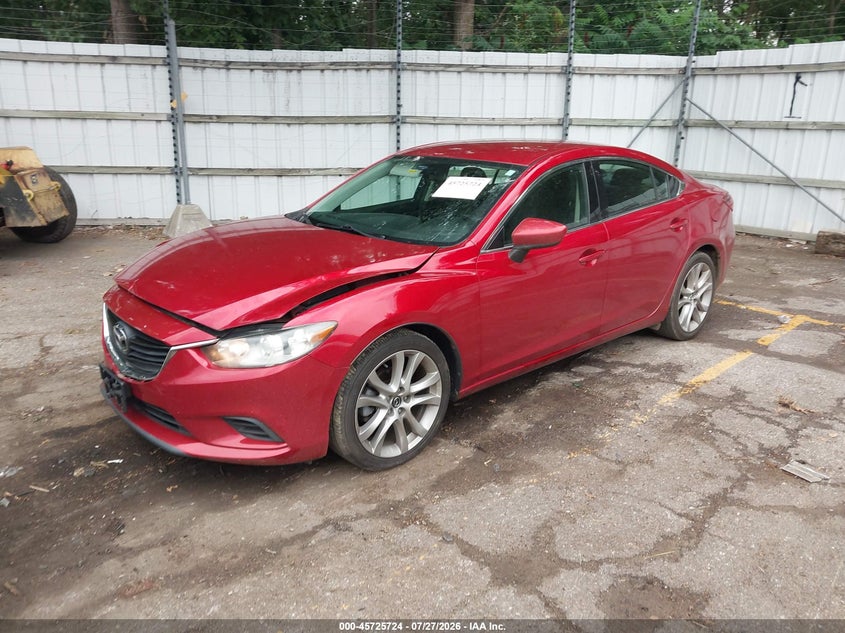 Vin: jm1gj1v62f1167221, lot: 46224423, mazda mazda6 i touring 20152