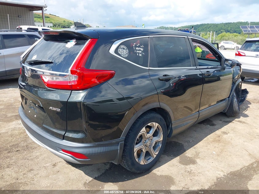 Vin: 2hkrw2h86jh644716, lot: 46224455, honda cr-v ex-l/ex-l navi 20184