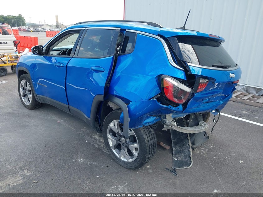 Vin: 3c4njccb9mt522376, lot: 46224494, jeep compass limited fwd 20213