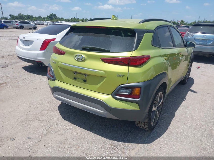 Vin: km8k33a56ku297360, lot: 46224506, hyundai kona limited 20194