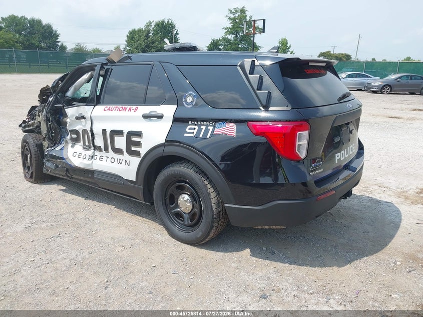 Vin: 1fm5k8ac9pgb98842, lot: 46224513, ford police interceptor utility 20233