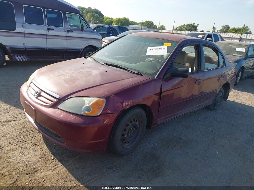 2002 HONDA CIVIC auction photo 2