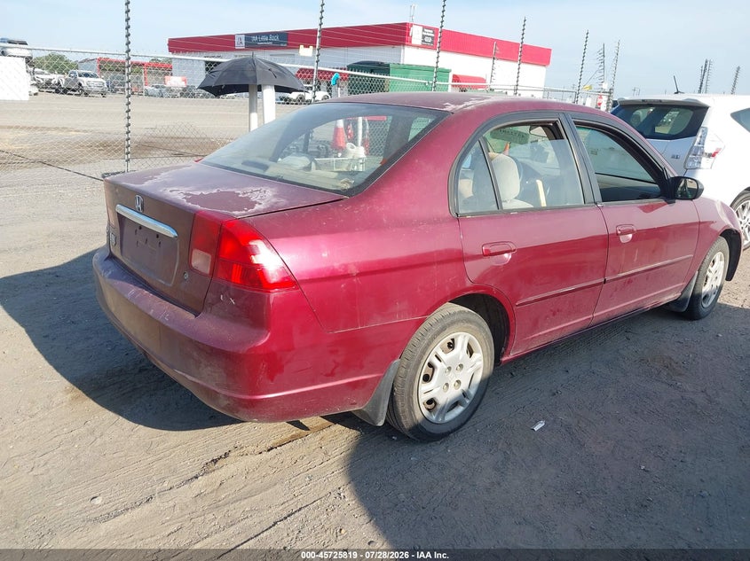 2002 HONDA CIVIC auction photo 4