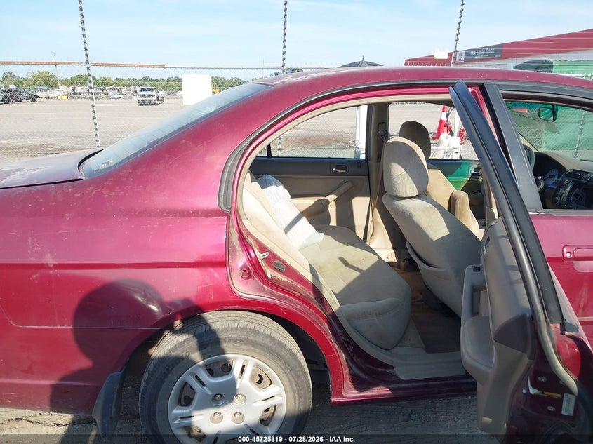 2002 HONDA CIVIC auction photo 8