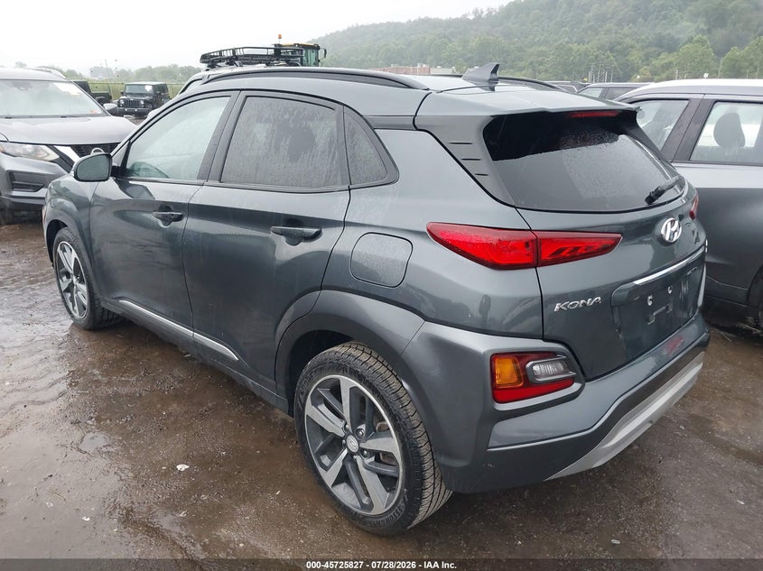 Vin: km8k3ca51lu488721, lot: 46224526, hyundai kona limited 20203