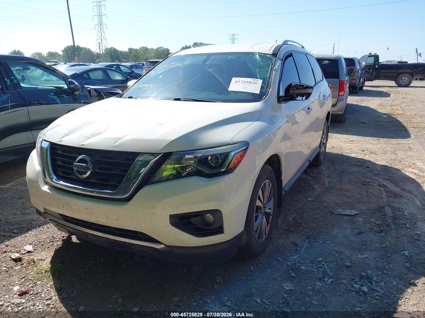 Vin: 5n1dr2mm5hc900933, lot: 46224527, nissan pathfinder sv 20172
