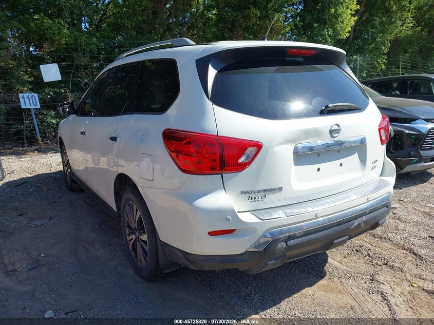Vin: 5n1dr2mm5hc900933, lot: 46224527, nissan pathfinder sv 20173