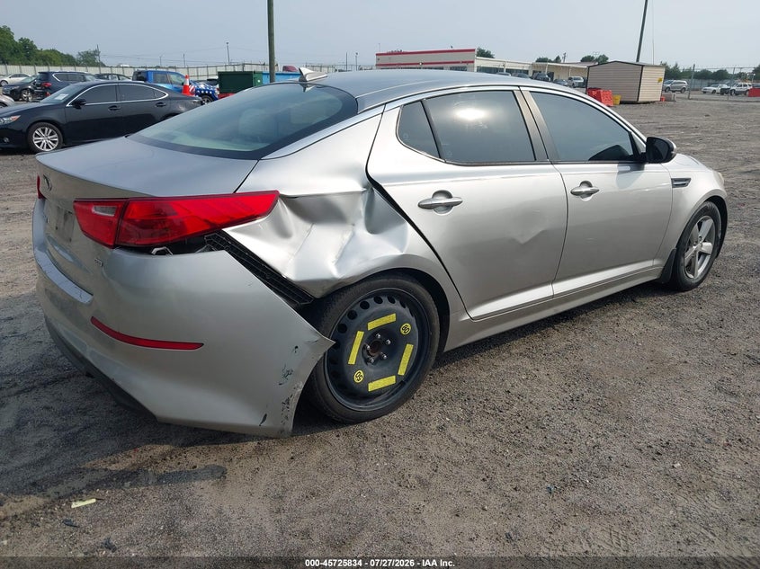 Vin: 5xxgm4a73eg284963, lot: 46224533, kia optima lx 20144