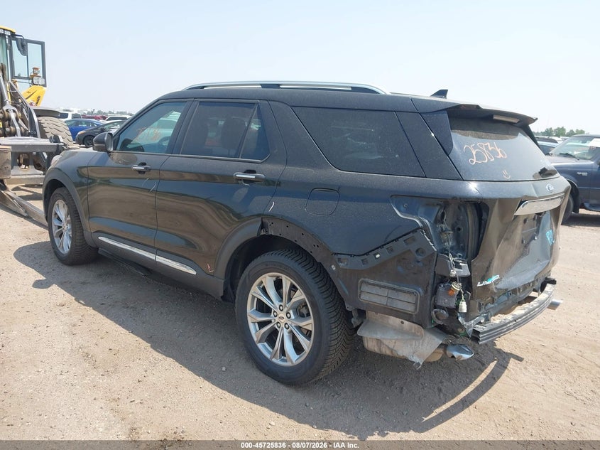 Vin: 1fmsk8fh8lgb86649, lot: 46224535, ford explorer limited 20203