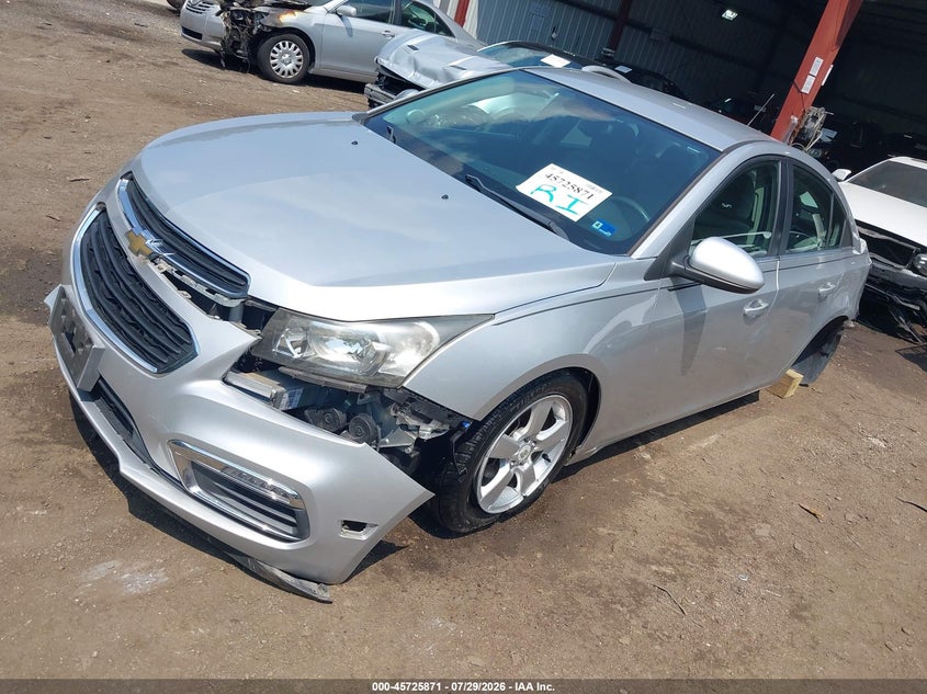 Vin: 1g1pc5sb1f7217471, lot: 46224570, chevrolet cruze 1lt auto 20152