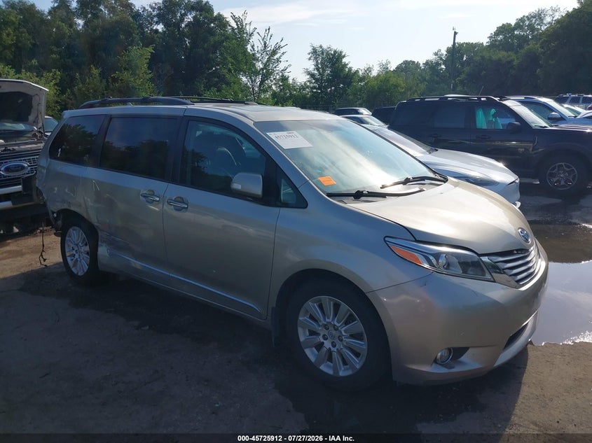 Vin: 5tddk3dc7fs115895, lot: 46224611, toyota sienna limited premium 7 passenger 2015 img_1