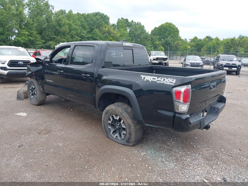 Vin: 5tfcz5an4mx268038, lot: 46224623, toyota tacoma trd off-road 20213