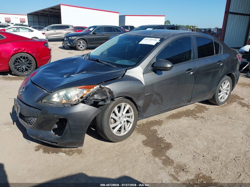 Vin: jm1bl1v73c1609142, lot: 46224625, mazda mazda3 i touring 20122
