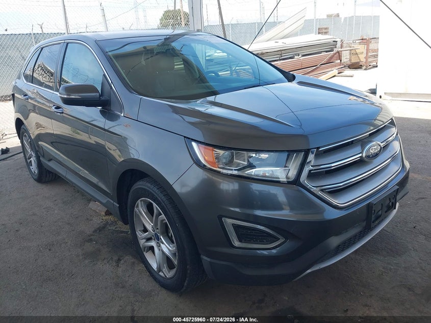 Vin: 2fmtk3k92fbc34535, lot: 46224659, ford edge titanium 2015 img_1